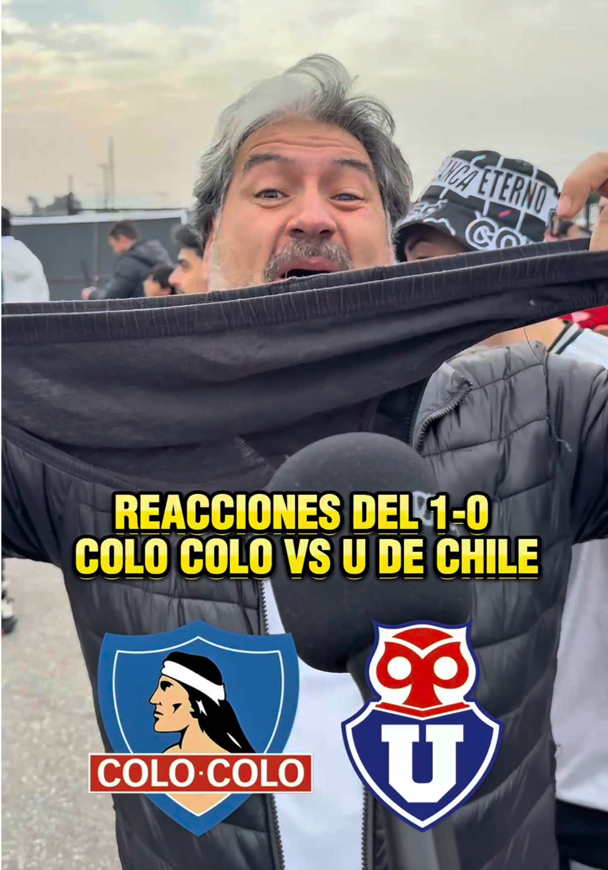 Reacciones post partido de Colo Colo vs Universidad De Chile, resultado final 1-0 a favor de Colo Colo🔥. SÍGUEME y comenta para ver más contenido como este.✅ #colocolo #garrablanca #universidaddechile #losdeabajo #superclasico 