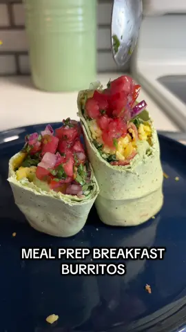 Meal prep, but make it delicious 🌯These breakfast burritos are a freezer-friendly lifesaver! #mealprep #breakfast #Recipe #recipes #creatorsearchinsights 