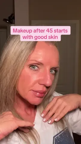 Makeup isn’t about hiding after 40 it’s about bringing out the best version of YOU. #makeuptransition #makeup #makeupover40 #everydaymakeup #makeuptransformation 