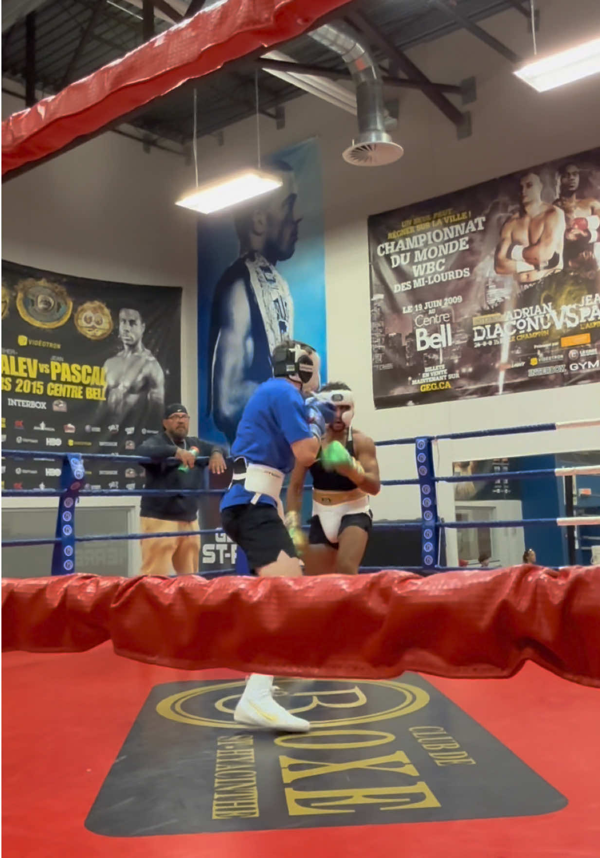 Sparring inter club part 1. #fyp #sparring #boxeo #clubdeboxesth #sainthyacinthe 