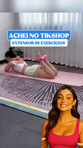 Elástico extensor de exercícios #tiktokshop #elasticoextensor #exercicioemcasa 