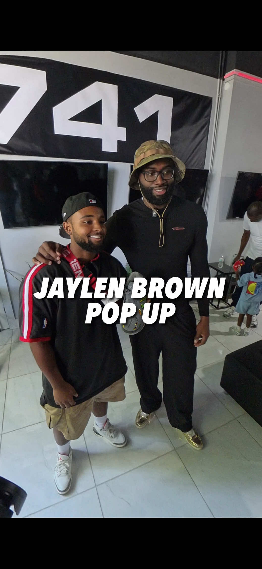 Really sick event from @741performance and @soleplayatl they gotta run this back 🙌 PS……. I retire from 2K 😭 #sneakers #jaylenbrown #boston #ballislife🏀 #basketball 