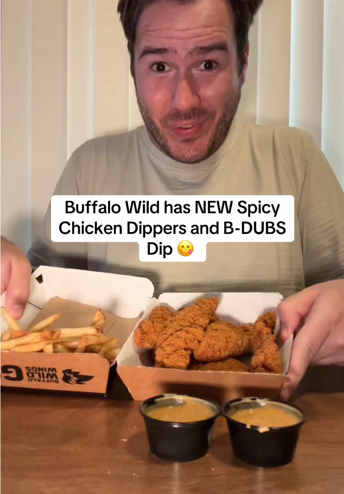 Buffalo Wild has NEW Spicy Chicken Dippers and B-DUBS Dip 😋 @Buffalo Wild Wings 