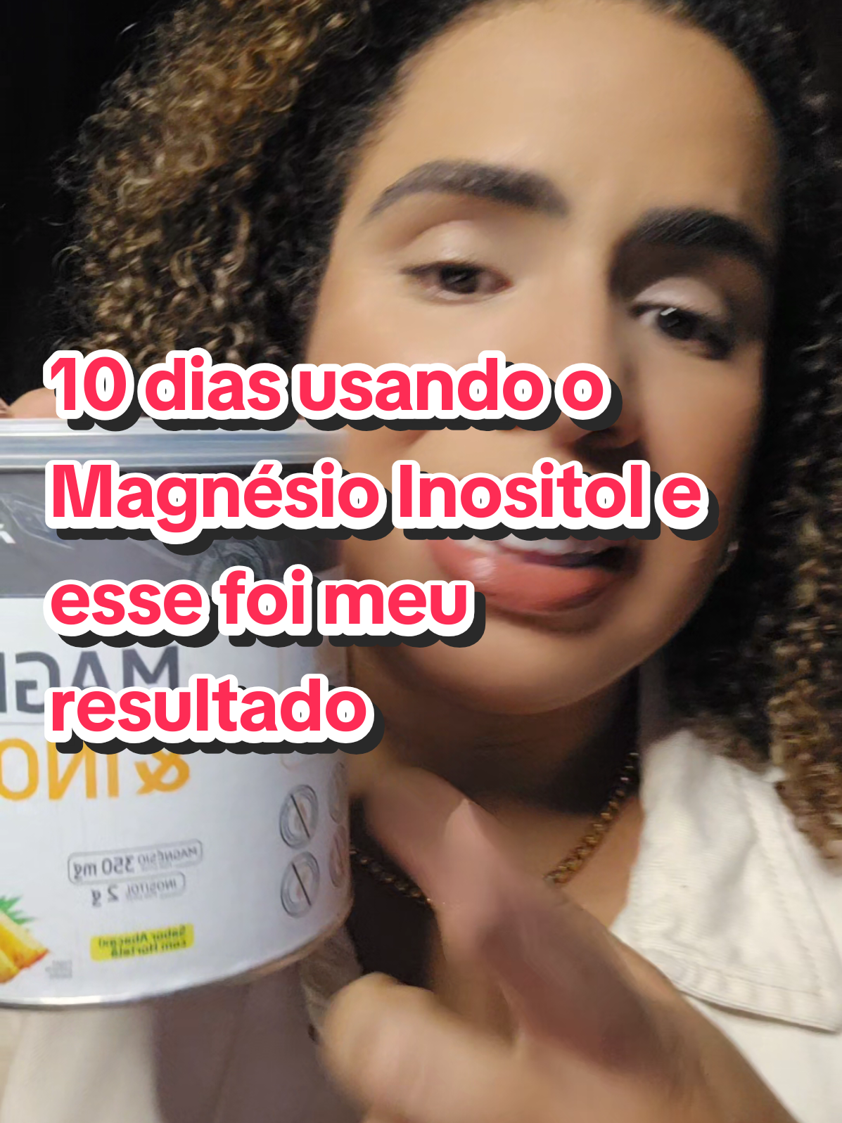 10 dias usando o magnésio Inositol famosos do Titkok e esse foi meu resultado  #cortisol #magnesio 