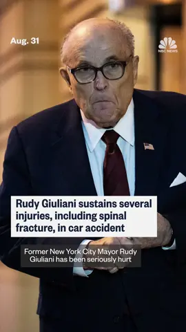 #RudyGiuliani has been severely injured in a car accident in #NewHampshire, according to a spokesperson.