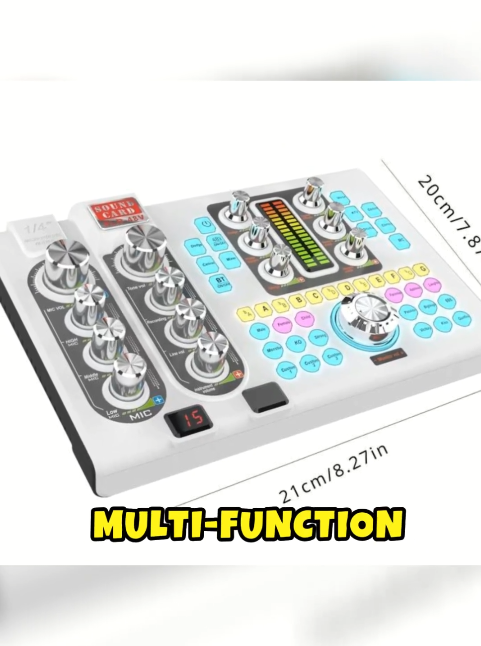 digital mixer sound card 