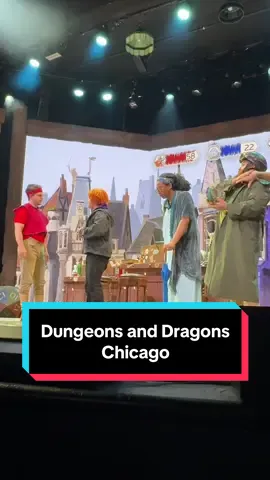 Broadway in Chicago is currently featuring an interactive Dungeons and Dragons show until September 28. This show is a mix of improv, theatre, and audience participation. Perfect for all ages. #dungeonsanddragons #twentysidedtavern #broadwayinchicago #chicagofun #chicagoactivities @The Twenty-Sided Tavern 