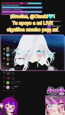 Otsuki🩵, gracias por tu valioso apoyo en mi LIVE. Seguiré esforzándome para crear contenido LIVE aún mejor. @Otsuki🩵 #tiktoklive #livehighlights #livegift #handhearts #corazónenlasmanos 