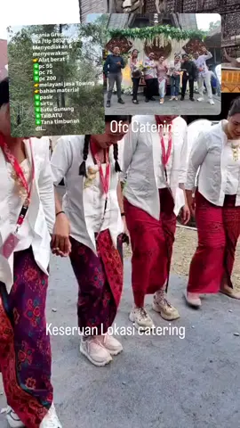Keseruan Di lokasi catering