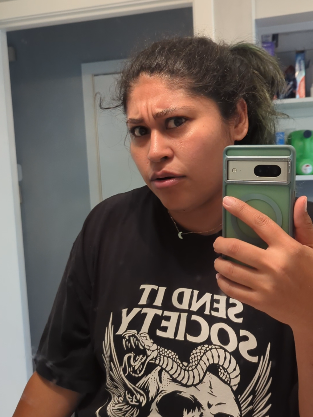 putting lotion on his face is like putting lotion on my crocodile turning toddler 🤦🏽‍♀️🤣🤣 #couplecomedy #couplestiktok #koreanskincare #skincare #womenintheir30s 