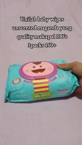 unilab baby wipes unscented  maganda yung quality makapal #unilab  #babywipes100 's #unscented 