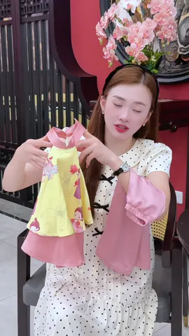 Sét bộ trung thu yếm lụa mềm 