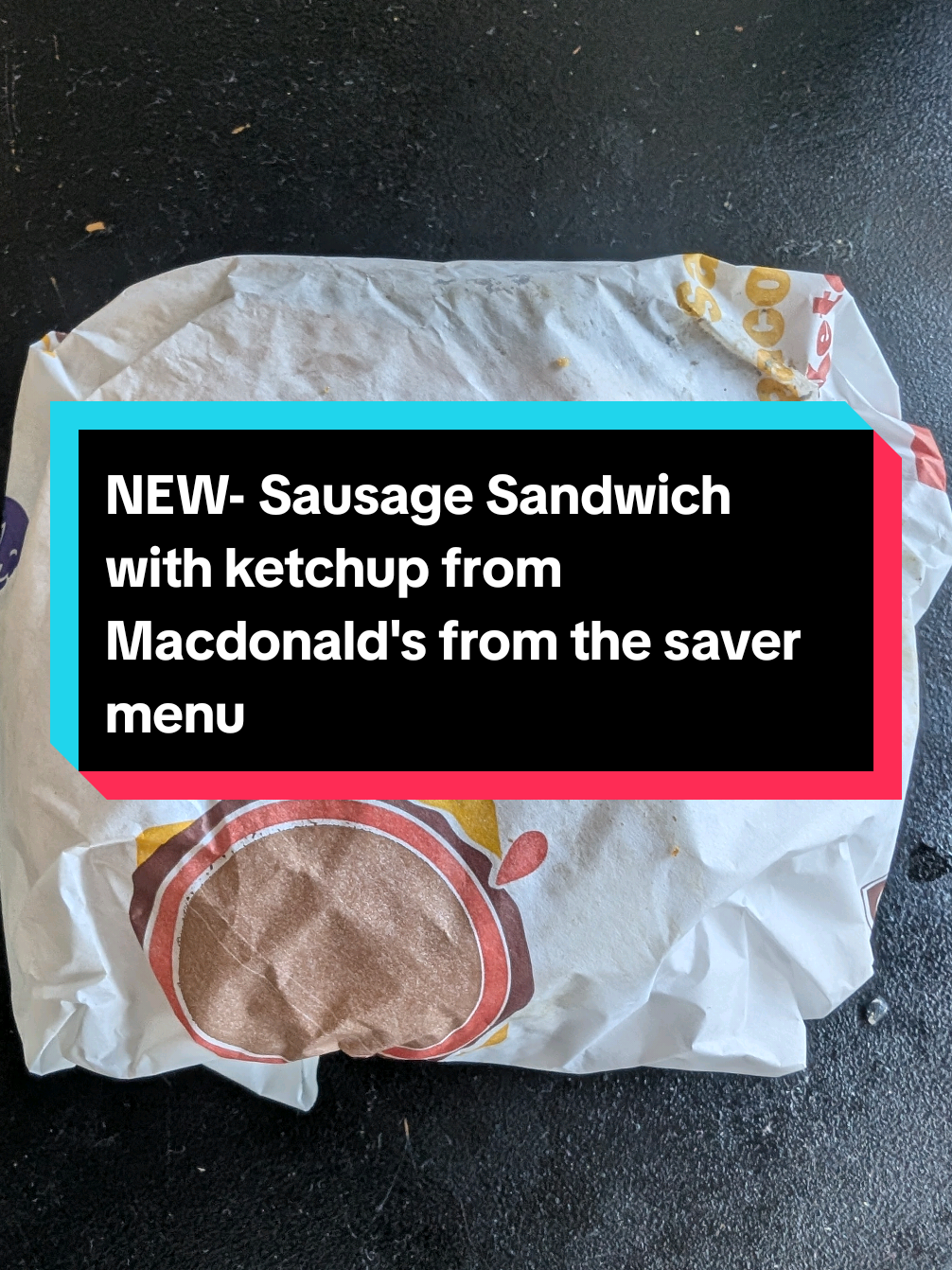 sausage sandwich*NEW* from Macdonald's saver menu #challenge #scunthorpe #viral #fyp #macdonalds 