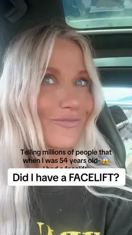 Well that wasn’t what I expected. At 54 years old I wanted to be transparent about what I had done. I had NEVER done anything surgical before on my face. It went VIRAL!!!! #Rumors #aging #57 #plasticsurgery #facelift 