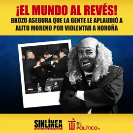 Payaso ridículo 🤡 🔴 Dice #Brozzo que la gente le aplaudió a #Alito... ¿se referirá a las 10 personas que lo acompañaron en su 