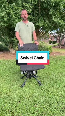Tidewe swivel hunting Chair #tidewe #huntingchair #chair #deerseason #tiktokshopcreatorpicks 