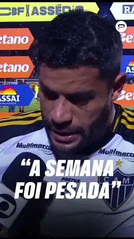 Após a derrota diante do Vitória, no Barradão, pelo Brasileirão, o capitão Hulk falou sobre a semana conturbada do Galo, em meio às mudanças que o clube atravessa 🎙️🐓 *Contém legenda automática #BrasileiraoNoPremiere
