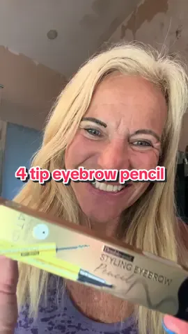 Want natural looking eyebrows? Waterproof sweat, proof, long, lasting, double-sided pencil.  #eyebrowpencil #4tipeyebrowpen #darkeyebrows #tiktokshop 