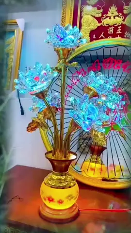 đèn thờ bình hoa sen pha lê 5 bông cao cấp ưu đãi sốc tiết kiệm đến 494k hôm nay #denthocung #denthophale #denthodep #phongthuytamlinh #xuhuong @nhà cửa và đời sống 