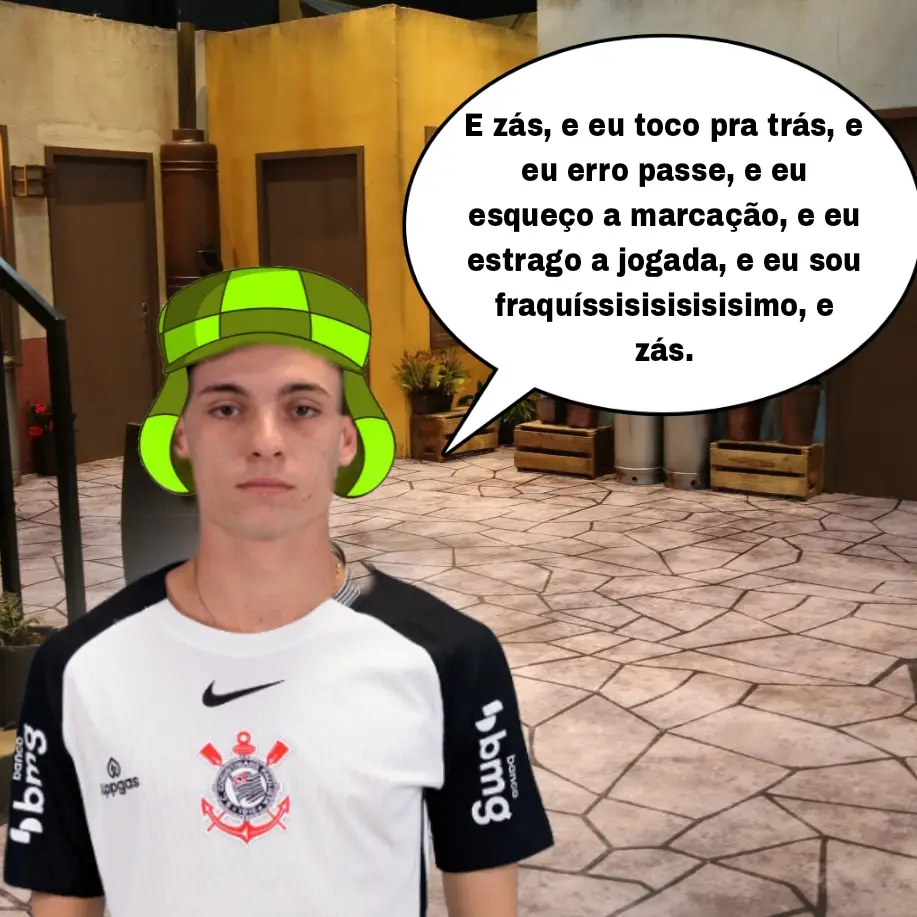 Vocês vão me desculpar, mas oq vocês vêem no Bidon? pprt msm, no fim do jogo com o time atacando ele toca pra trás pra acabar o jogo, por favor me falem oq vocês vêem nesse cara. #corinthians #timao #sccp #brenobidon #fyp 