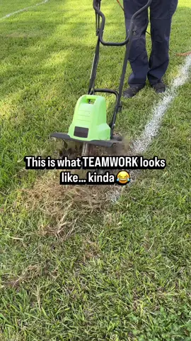 He’s working overtime, I’m just supervising 😂 #DIYProjects #CouplesHumor #BackyardVibes #HomeProjects
