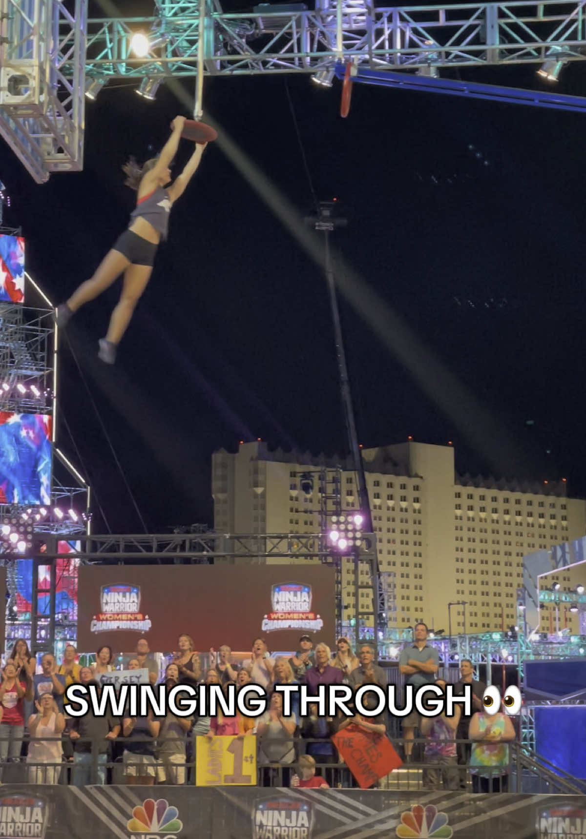 Throwback to this flawless execution by Abby Clark 🔥 #ANW #AmericanNinjaWarrior #ninjawarrior 