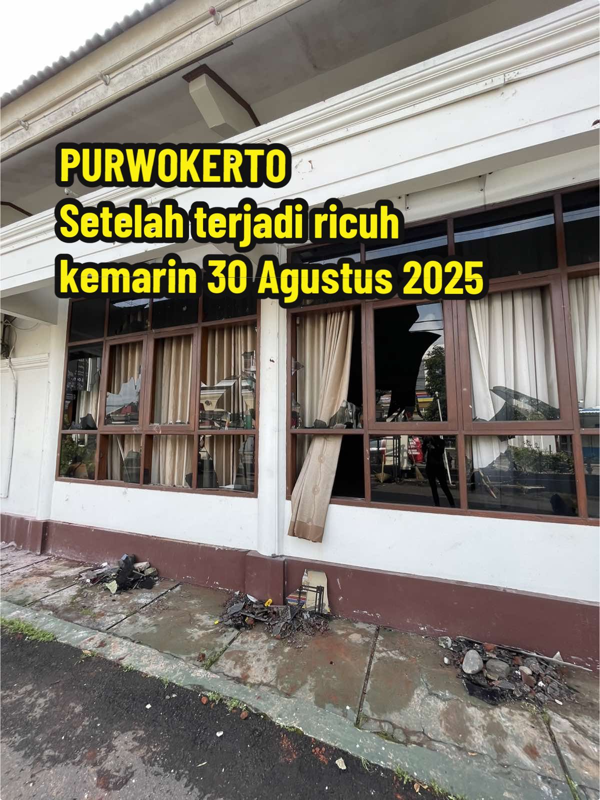 Semoga Purwokertoku lekas membaik 🙏🏻  #purwokertodrone #demo 