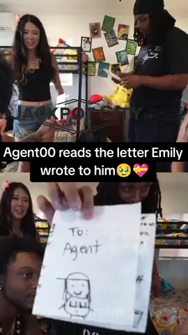 Agent00 reads the letter Emily wrote to him💝🥹🤣 #agent00 #extraemily #fyp #viral 