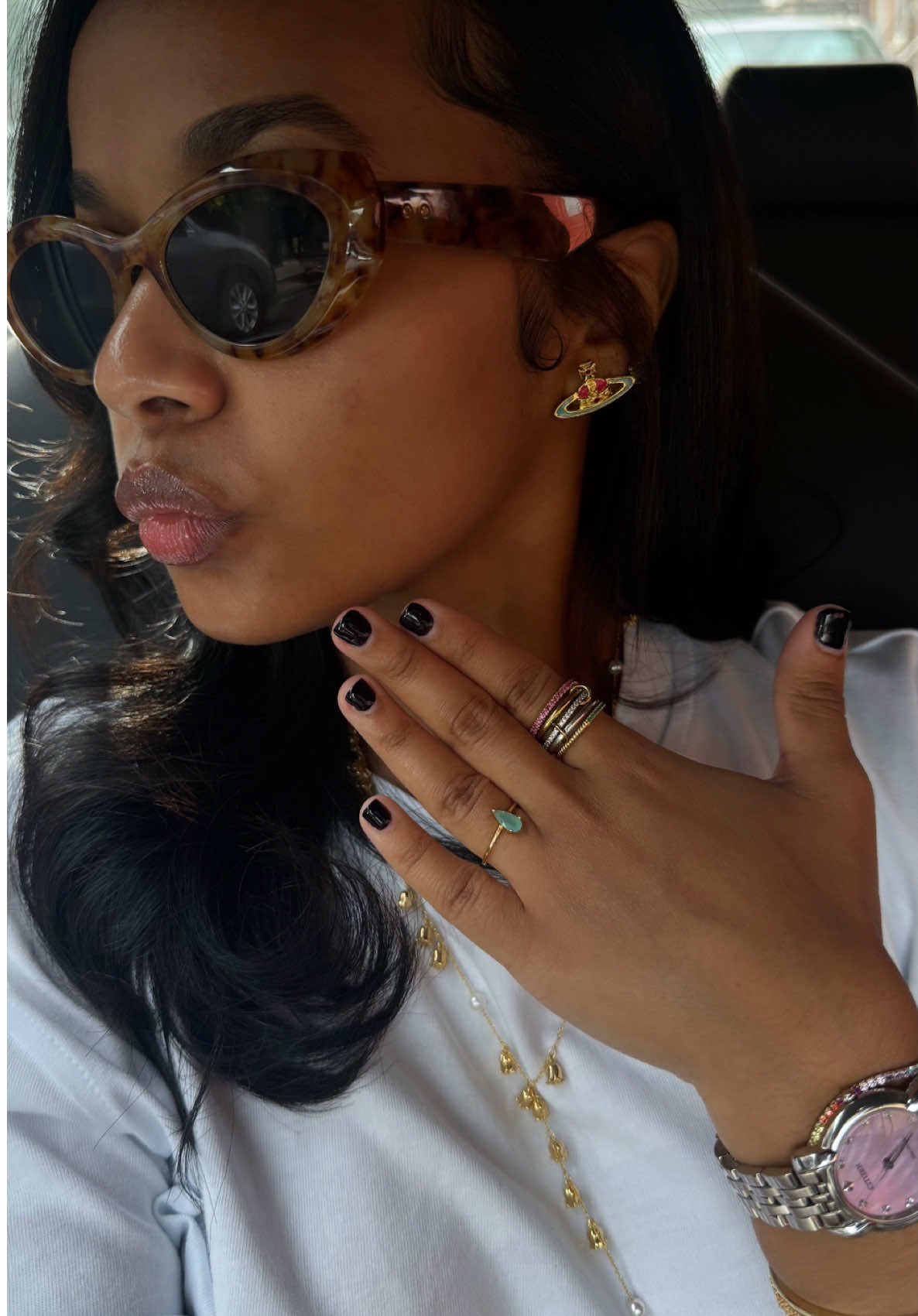 accessories carried, respectfully💛🌟✨🧈🩰 #fashiontiktok #outfitinspo #fypシ #jewelrytiktok #outfitideas 
