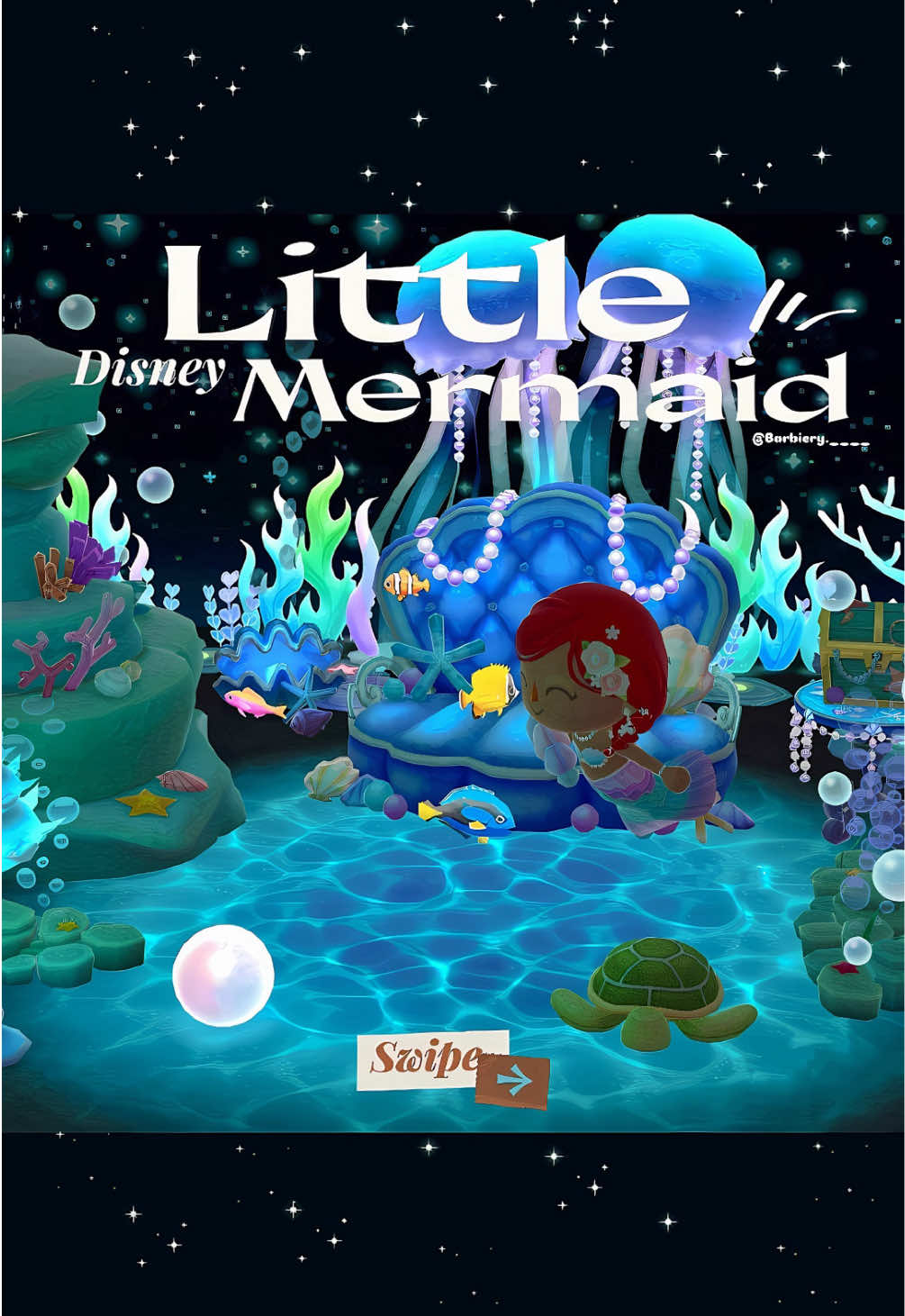 The little mermaid mood *꙳◞🌊🐚🧜🏽‍♀️🐠🫧 