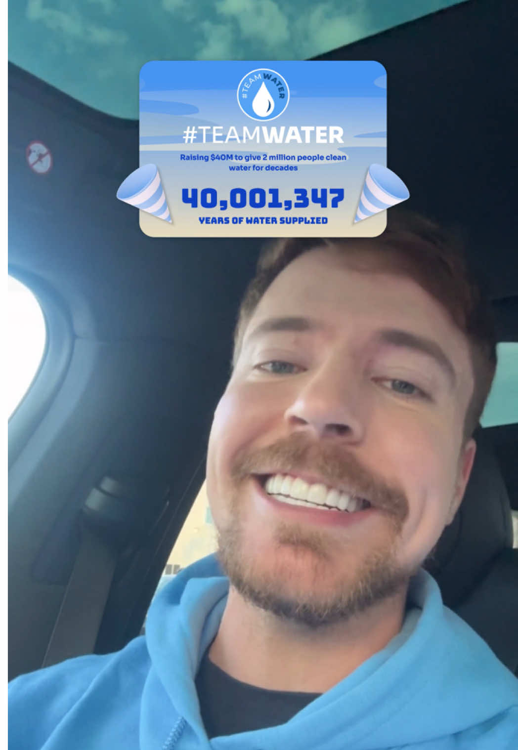 WE RAISED $40,000,000 FOR #teamwater Couldn’t have done this without each and every one of you :) 