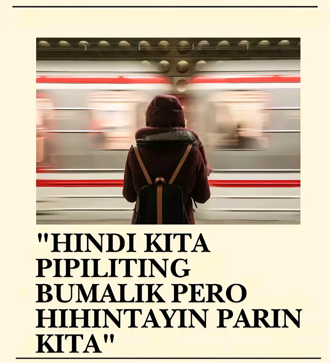 And if you don't come back, I'll understand. Life moves on, people grow, and sometimes love doesn't come full circle. Pero habang wala pa ang 
