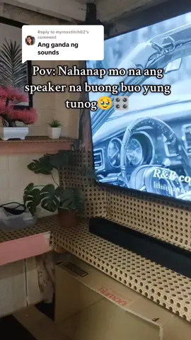 Replying to @myrnastitch02 Solid tlga ang speaker nato ang ganda ng tunog😱💯✅ #soundbar #bluetoothspeaker #wirelessspeaker #wireless #speaker 