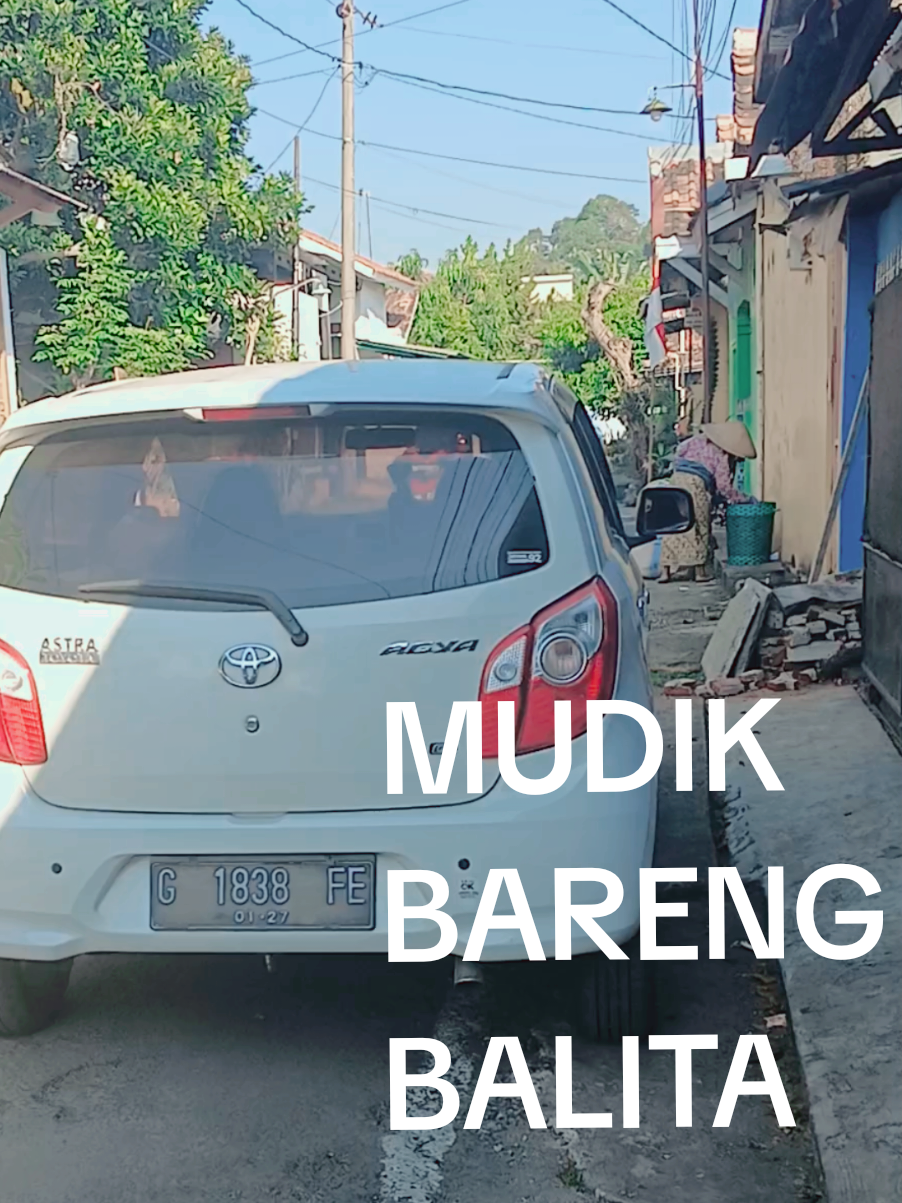 Pulang Mudik berdua dengan bocil