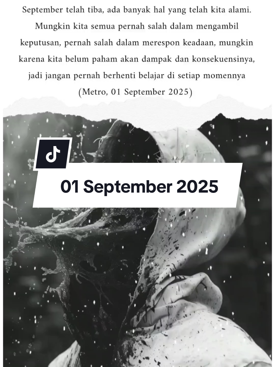 kita semua pernah salah dalam mengambil keputusan, pernah salah dalam merespon keadaan, mungkin karena kita belum paham akan dampak dan konsekuensinya, jadi jangan pernah berhenti belajar di setiap momennya .  #zivilia #fyp #pesanziarahzivilia #story 