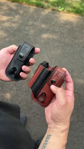Which style of leather tool sheath are you going for? #tools #tradesman #trades #multitool #gear 