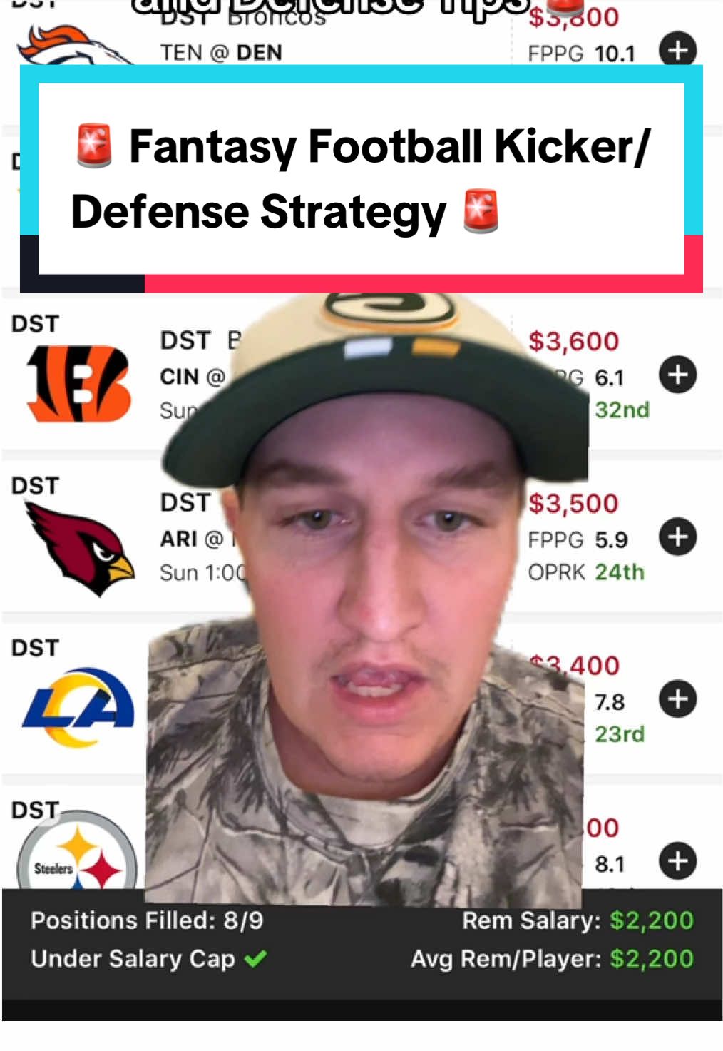 Fantasy Football Defense and Kicker Tips #fantasyfootball #kicker #defense #nfl #football 