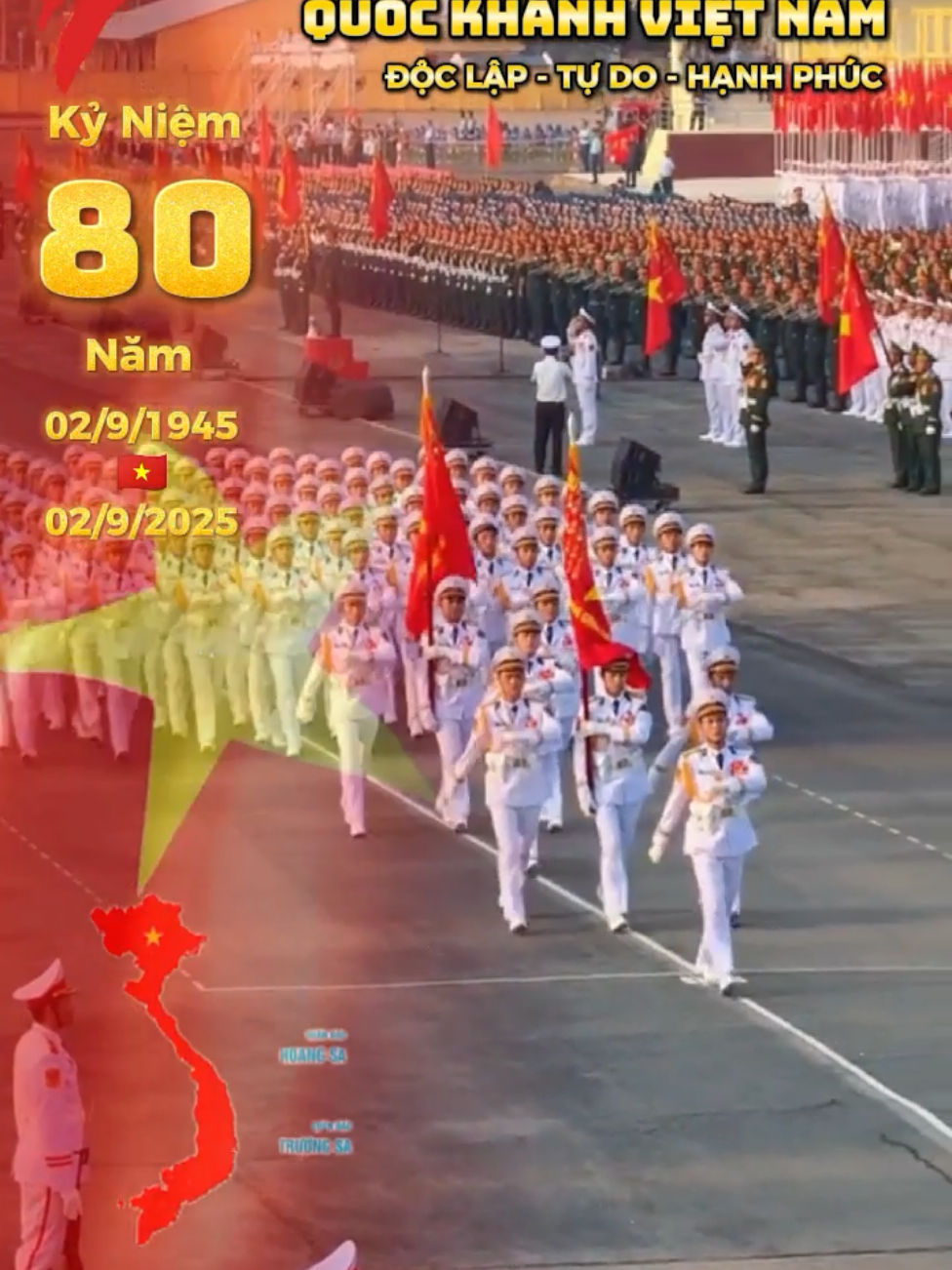 Quốc Khánh Việt Nam 2/9/2025 #CapCut Kỷ Niệm 80 Năm 🇻🇳#quockhanhvietnam #2thang9 #quockhanh2025 #vietnam 
