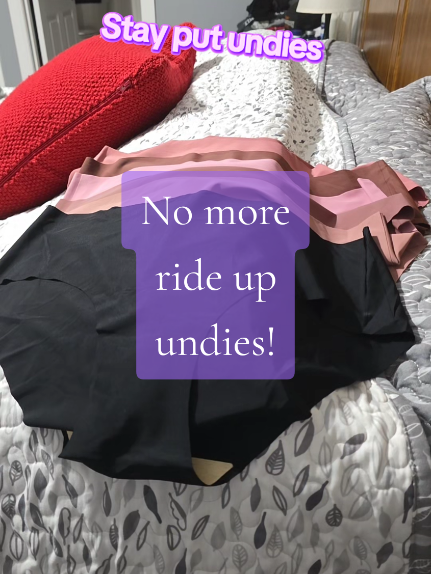 So silky soft and stay in place! #womensunderwear #creatorpicks #panties #tiktokshoplabordaysale #undergarments 