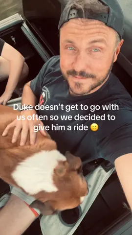 Taking duke for a ride #fyp #travisburnsofficial #foryoupage #dogsoftiktok @Nekedra Terry 
