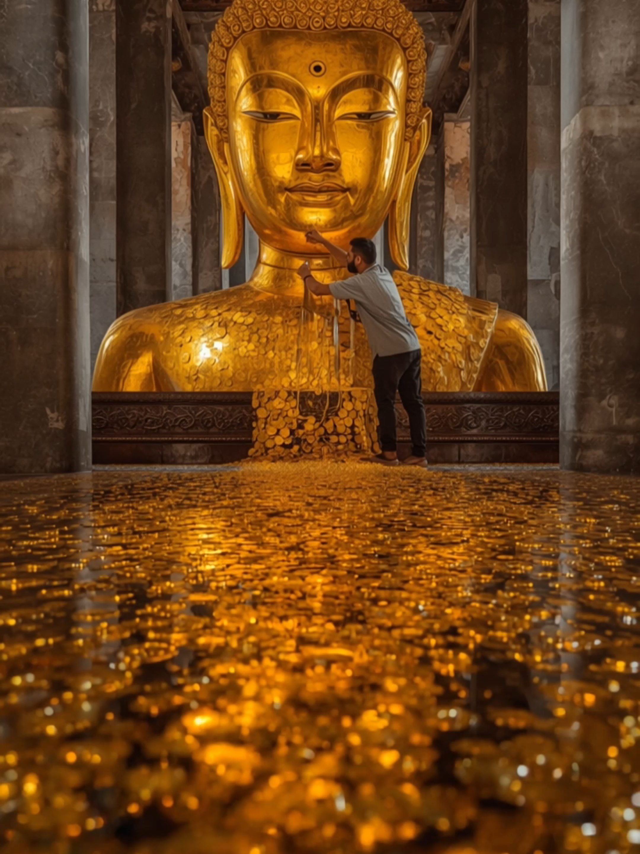Attract Riches: Golden Buddha Blesses Your Wealth! #Blessings #Abundance #Fortune #lottery #rich #money #gold #lucky #pray #금전운 #재물운#chakra #복권당첨 #주파수 #소원성취 #돈 #부자 #富者 #Богатство #Денежныйпоток #財運 #富裕 #lottery #Деньги #Удачи #好运 #好運 #harta #お金 #钱 #dinero #เงิน #uang #secret #wealth #meditation #cash #Buddhist #Mindfulness #Wealth #ဗုဒ္ဓဘာသာ #မြတ်ဗုဒ္ဓ #ဘုရား #မင်္ဂလာ #ငွေကြေး #ချမ်းသာ #ဆုတောင်းပြည့် #ကံကောင်းခြင်း #ဥစ္စာဓန #တရားထိုင်ခြင်း #พุทธศาสนา #พระพุทธเจ้า #มั่งคั่ง #ร่ํารวย #โชคดี #เงินทอง #บุญ #ព្រះពុទ្ធ #ភាពសម្បូរបែប #អ្នកមាន #សំណាងល្អ #លុយ #බුදුන්වහන්සේ #සෞභාග්‍යය #ධනවත් #වාසනාව #මුදල් #ຄວາມຮັ່ງມີ #ຄົນຮັ່ງມີ #ໂຊກດີ #ເງິນ