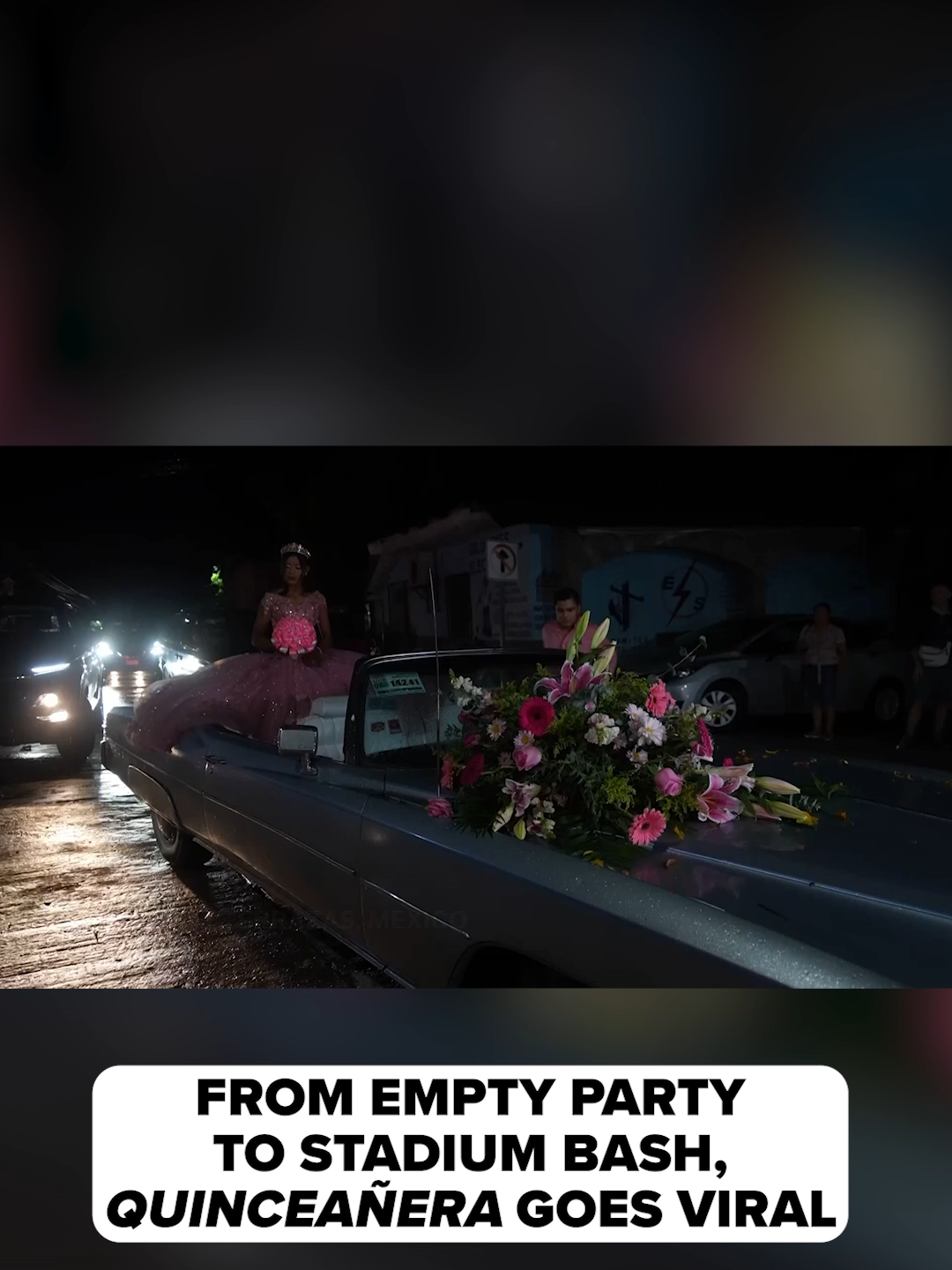 Her family's modest party in Mexico saw few attendees, but when her father posted on Facebook about leftover food, it sparked unexpected support and transformed her life. #news #quinceañera