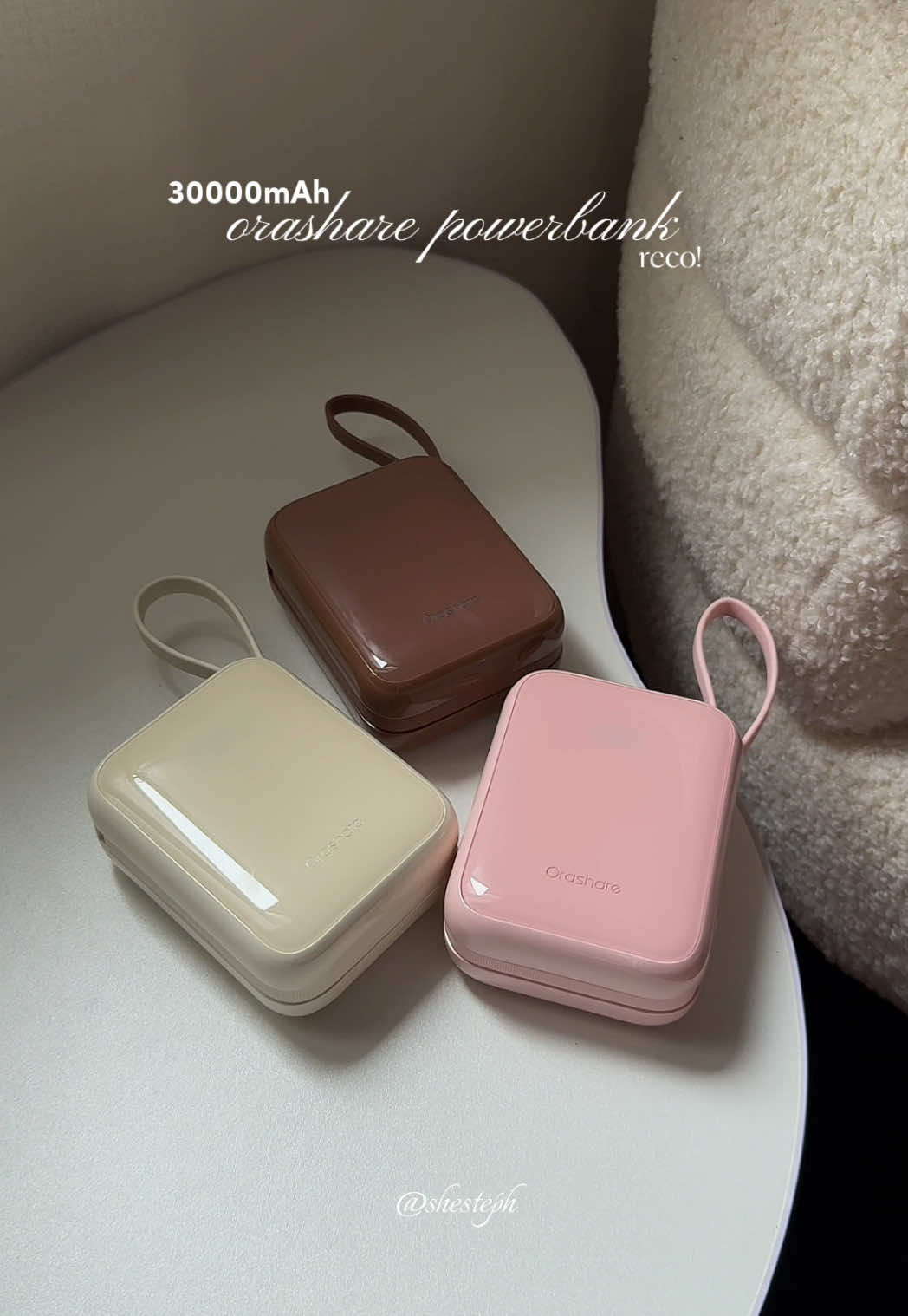 my ultimate travel companion, can charge 4 gadgets at once and last for a week 🤧🙌🏻 Buy here @stephanie𑁤  @Orashare Lifestyle PH  #orashare #powerbank #30000mah #recommendations #essential 