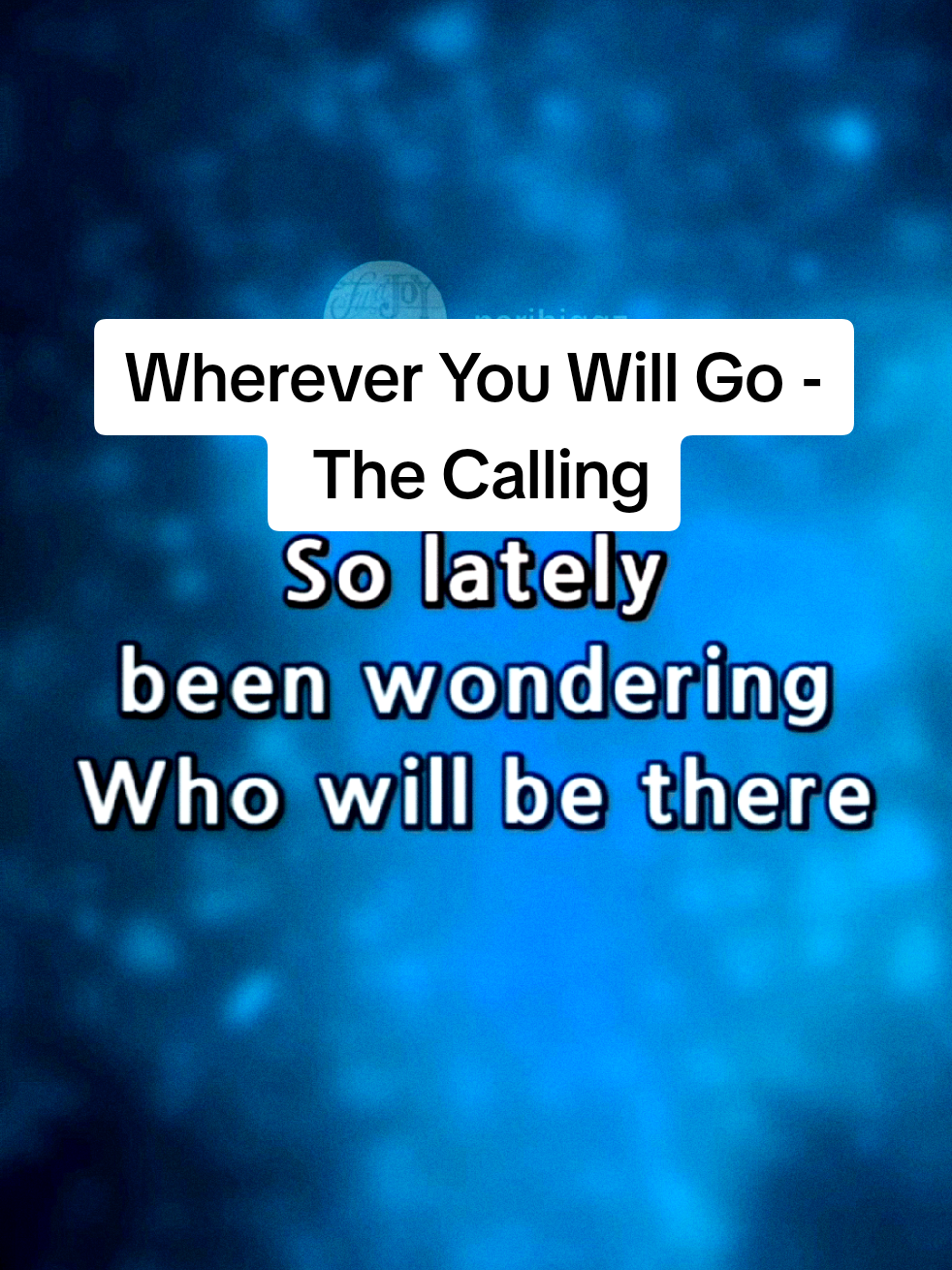 Wherever You Will Go by The Calling  #karaoketime #fyp #whereveryouwillgo #kantahansatiktok #viral