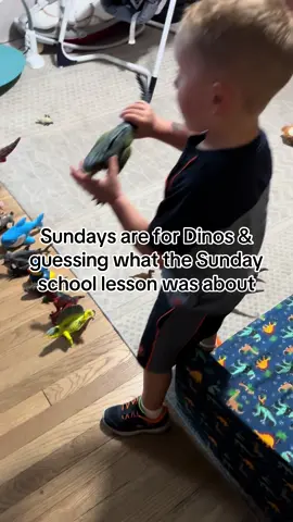 Good guess buddy. Always a safe bet. #toddlersoftiktok #sundayschool #boys #MomsofTikTok #fyp 