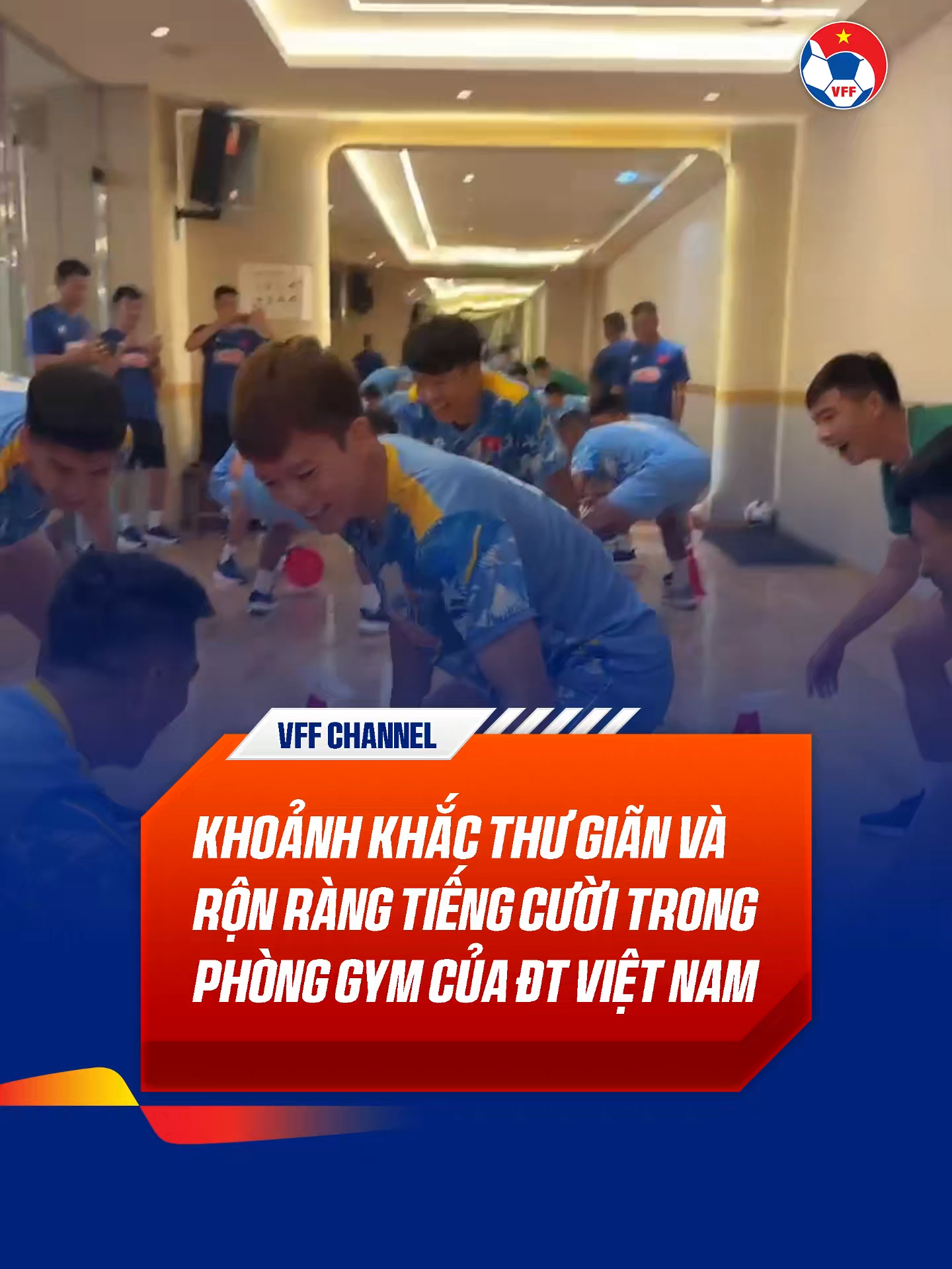 ĐT Việt Nam đã có những phút giây vừa tập luyện vui vẻ và thư giãn trong phòng gym#sportontiktok #vffchannel #vff #doituyenvietnam