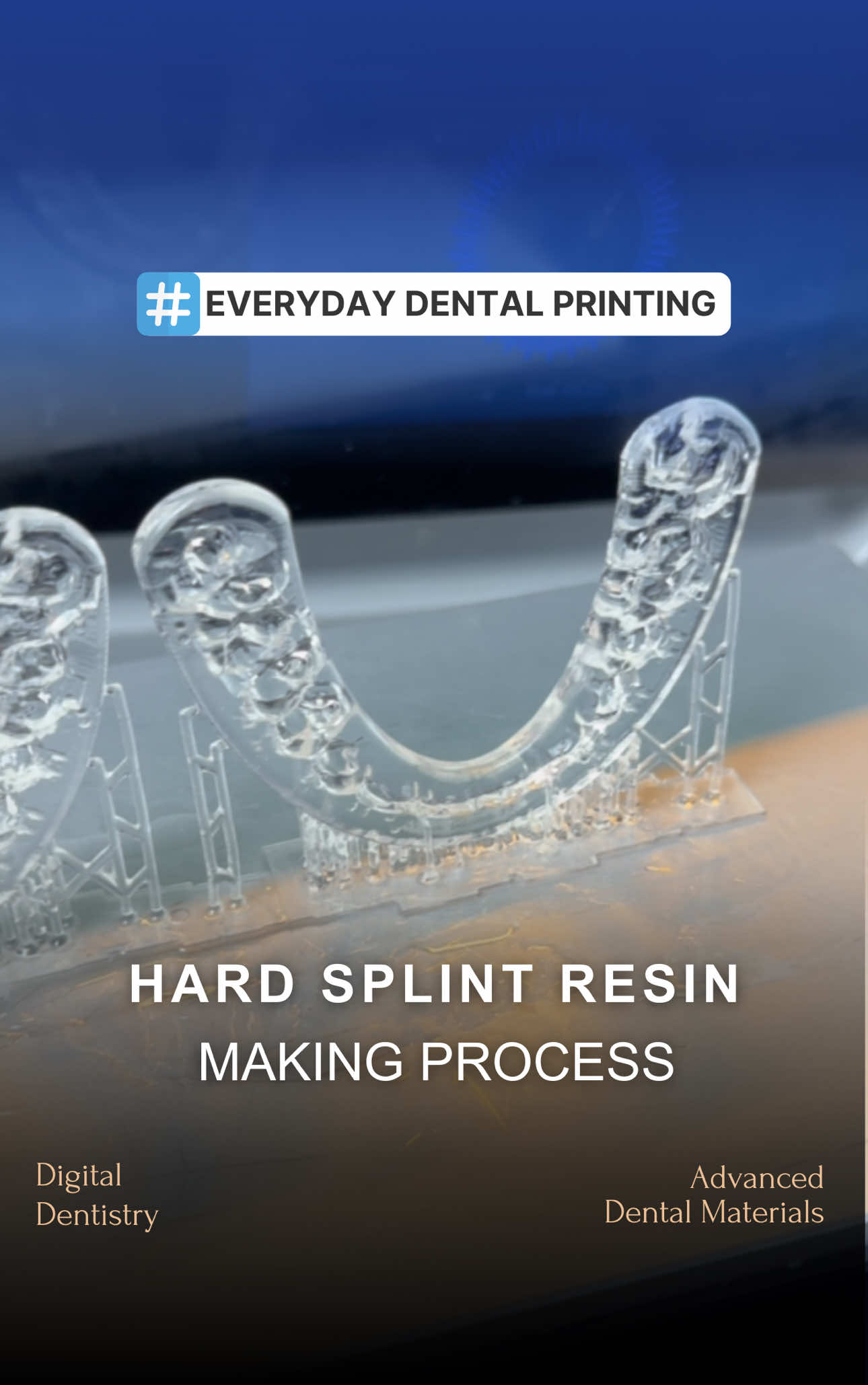 Making bite guard with us! #3dprinting #digitaldentistry #makingprocess #nightguard #rayform 