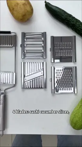 Unbreakable and easy-to-store stainless steel grater  #Grater#kitchensupplies #kitchen#VegetableCutter#Newbieinthekitchen