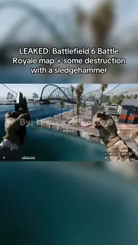 LEAKED: Battlefield 6 Battle Royale map + some destruction with a sledgehammer #battlefield6 #bf6 #battleroyale #gaming #fyp 