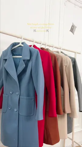 Deep front pocket,lined interior for extra warmth #overcoat #midlong #wool #dealsforyoudays #falltrends 